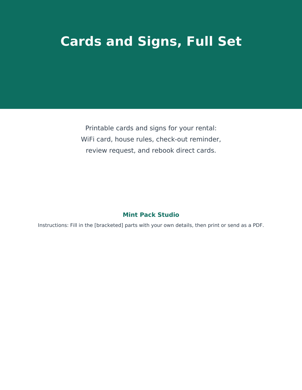 Airbnb Deluxe Host Bundle